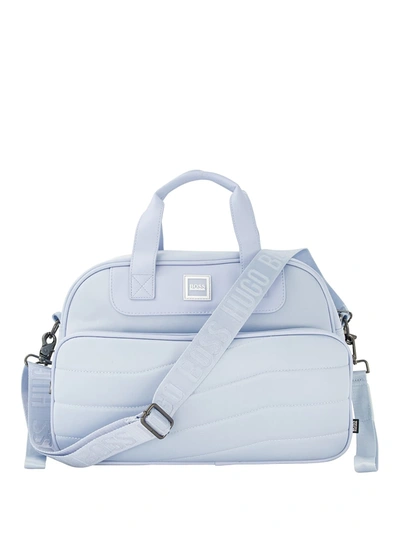 Hugo Boss Kids Diaper Bag For Unisex In Blue | ModeSens