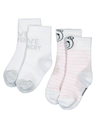 Shop Givenchy Kids White Socks