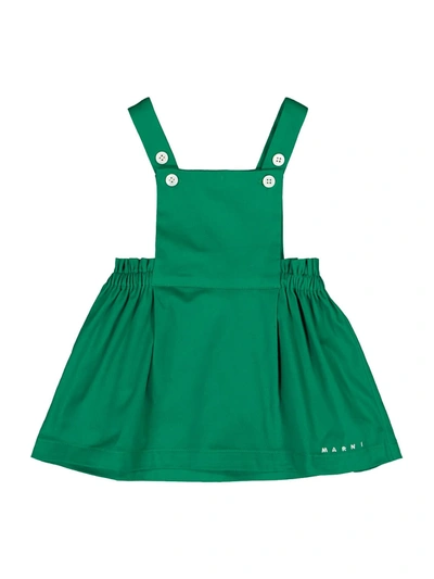 Shop Marni Kids Dress For Girls In Green