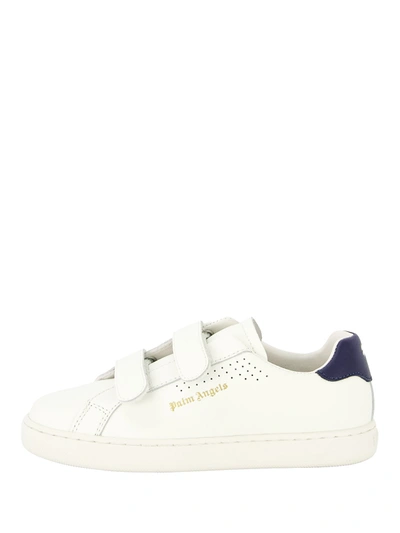 Shop Palm Angels Kids Sneakers For Boys In White