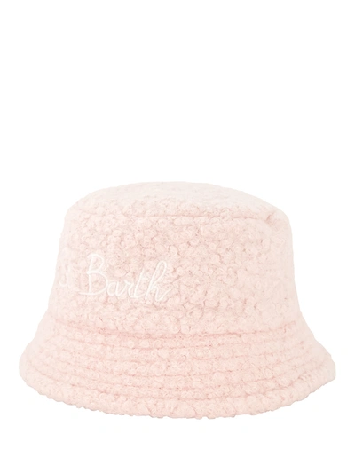 Shop Mc2 Saint Barth Kids Pink Hat For Girls