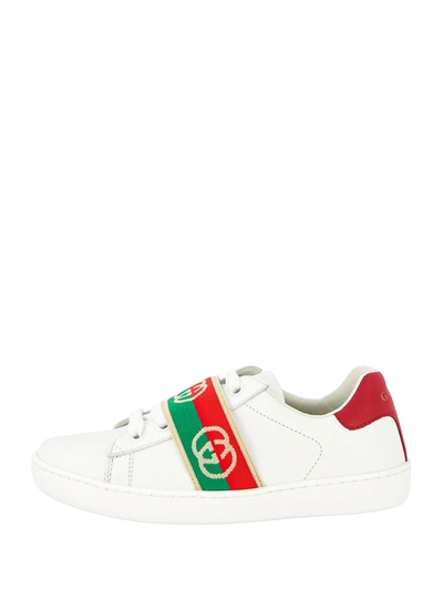Shop Gucci Kids Sneakers For Girls In White