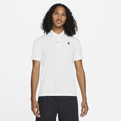Shop Nike The  Men's Polo Slim Fit Polo In White