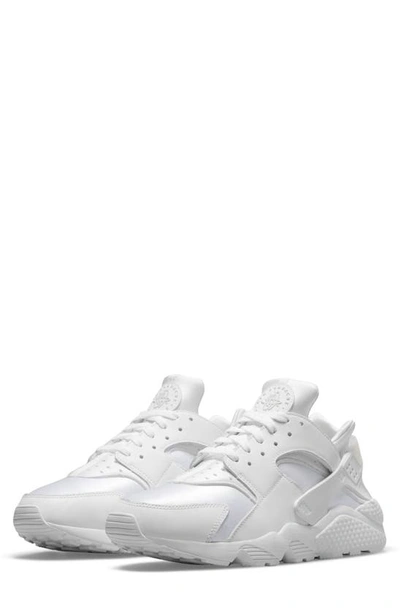Nike Men's Air Huarache Run Casual Trainers From Finish Line In White/pure  Platinum | ModeSens