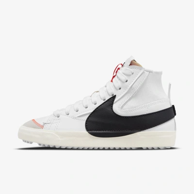 Shop Nike Men's Blazer Mid '77 Jumbo Shoes In White