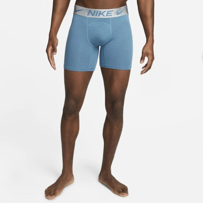 Shop Nike Luxe Cotton Modal Men's Boxer Briefs In Blue