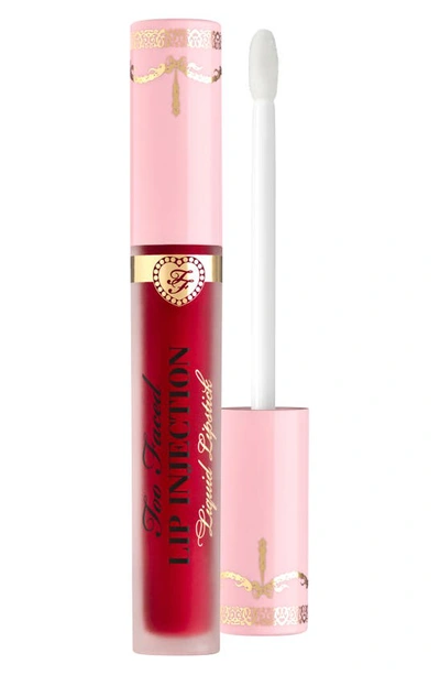 Shop Too Faced Lip Injection Plumping Liquid Lipstick In Infatuated