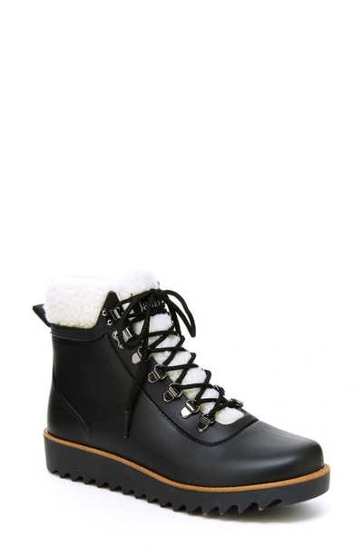 Shop Jambu Rainey Waterproof Hiking Boot In Black/ White Fur