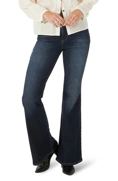 Shop Lee High Waist Flare Jeans In Late Night