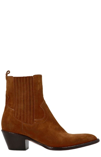 Shop Buttero Annie Ankle Boots In Brown