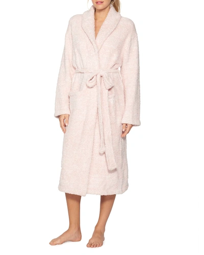 Shop Barefoot Dreams Cozychic Heathered Adult Robe In He Dusty Rose Whi