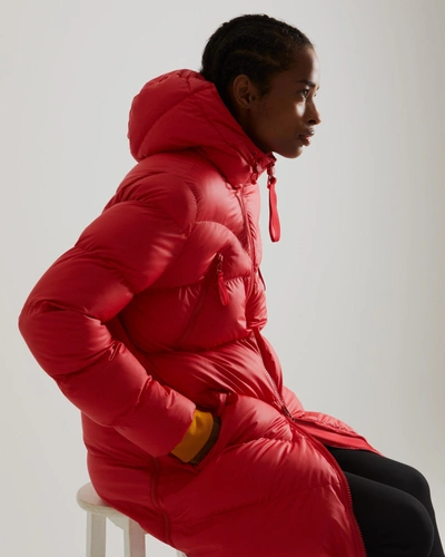 Hunter Women's Insulated Rubberised Puffer Jacket In Red | ModeSens