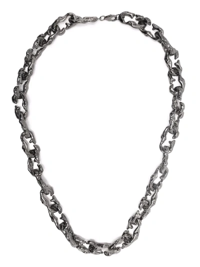 Shop Alighieri The Selva Oscura Untold Chain Necklace In Silber