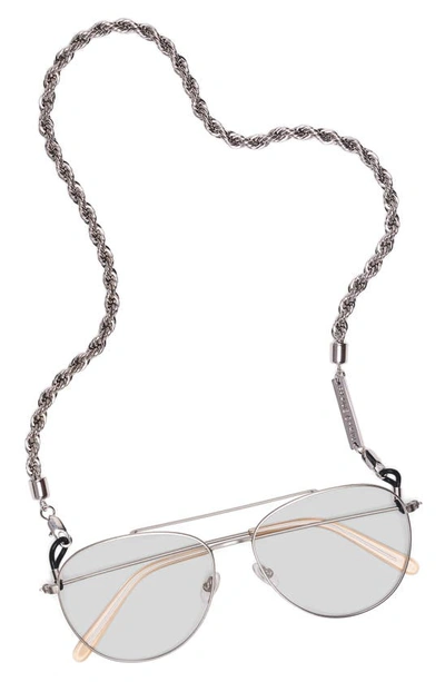 Shop Frame Chain Hey Shorty Eyeglass Chain In White Gold