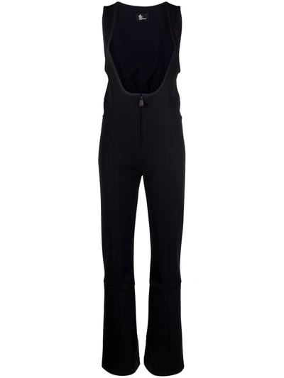 Shop Moncler All In One Trousers In Schwarz
