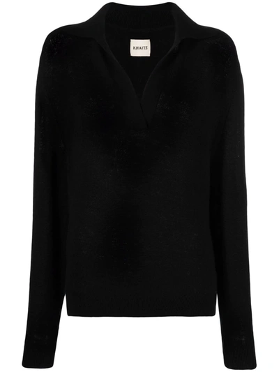 Shop Khaite Jo Pullover Jumper In Schwarz