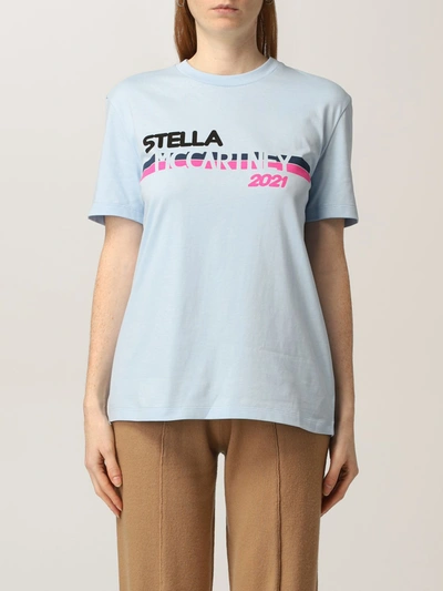 Shop Stella Mccartney T-shirt  Women In Blue