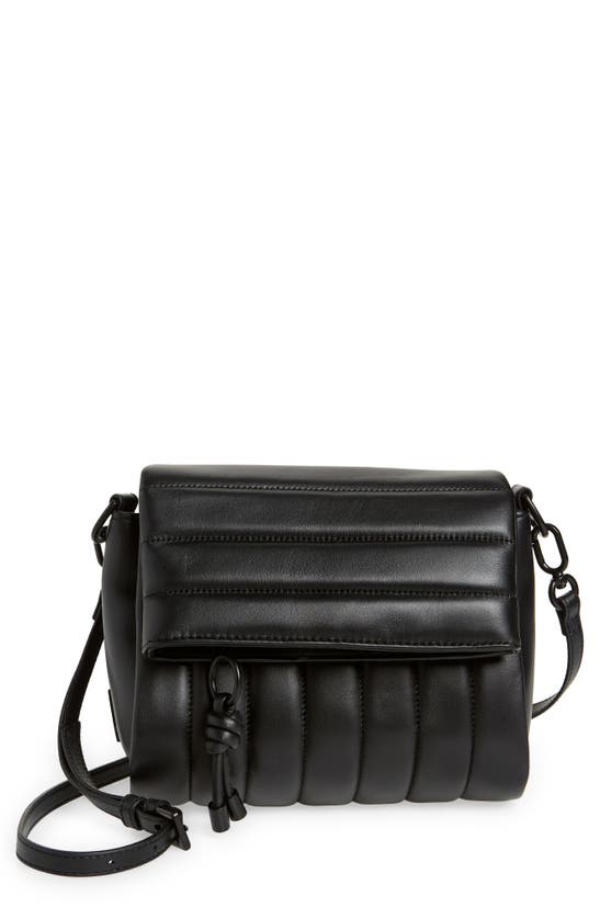 Thacker Julia Quilted Leather Crossbody In Black ModeSens