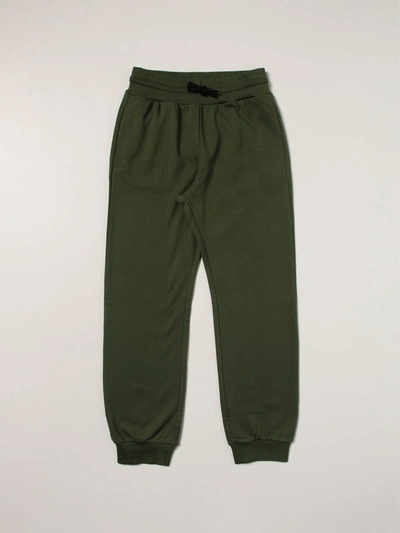 Shop Fendi Pants  Kids Color Green