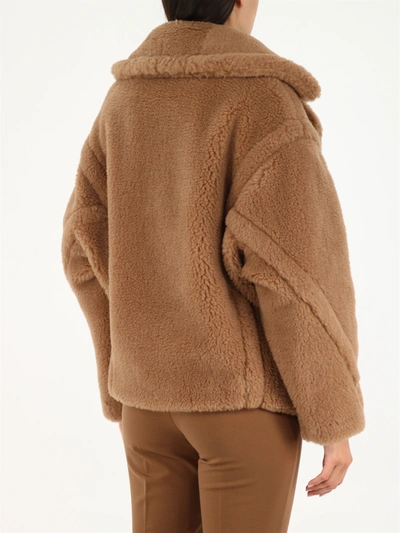 Shop Max Mara Cristin Camel Jacket In Beige
