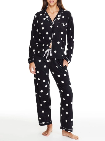 Dkny fleece pajama set hot sale