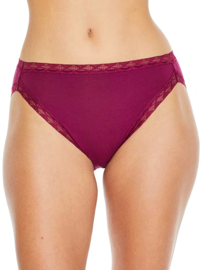 Shop Natori Bliss Cotton French Cut In Port