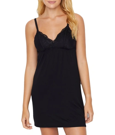 Shop Pj Salvage Modal Chemise In Black