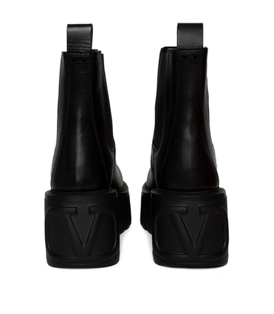 Shop Valentino Uniqueform Ankle Boot Black