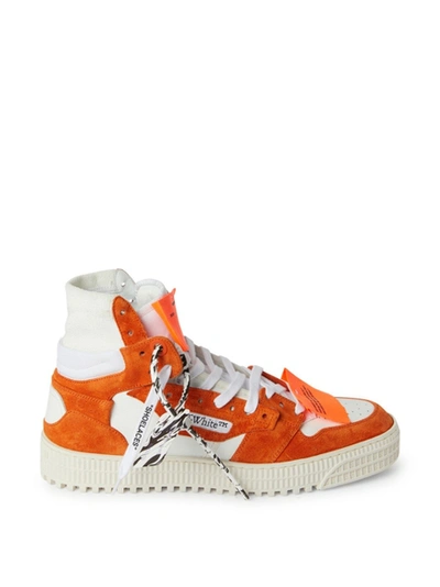 Shop Off-white 3.0 Off Court Supreme Suede Sneakers Orange And Black