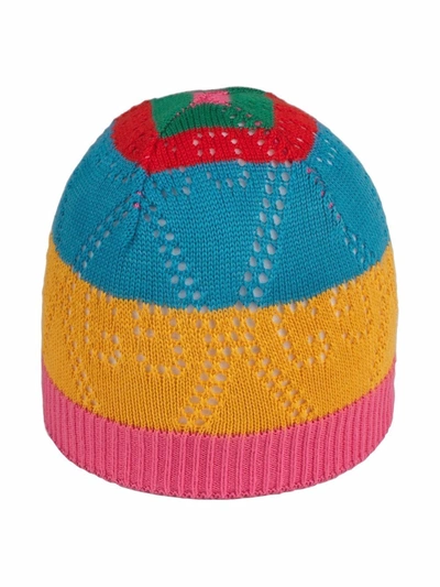 Shop Gucci Gg Knit Beanie In Yellow