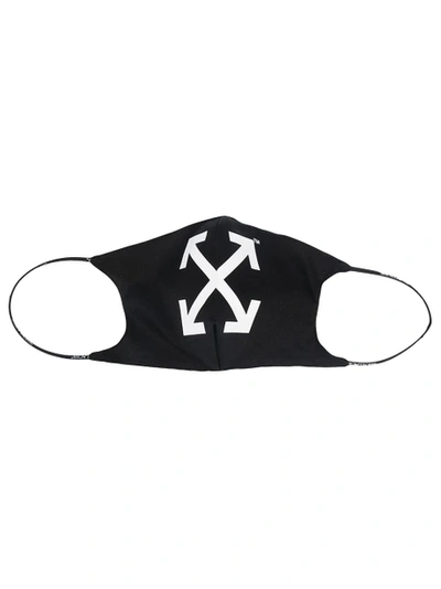 Shop Off-white Arrow Logo Mask Black And White