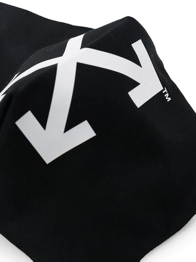 Shop Off-white Arrow Logo Mask Black And White