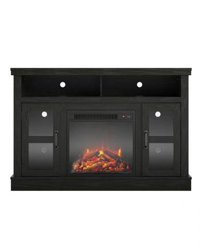 Shop A Design Studio Poplar Corner Tv Stand With Fireplace For Tvs Up To 54"