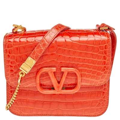 Valentino alligator online bag