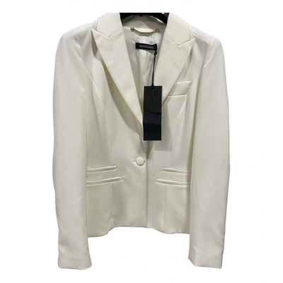 Pre-owned Mangano Short Vest In White