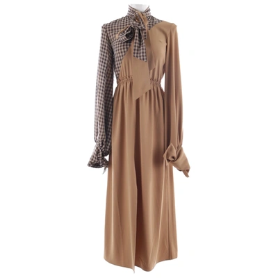 Pre-owned Rokh Dress In Brown