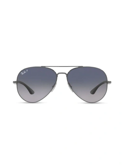 Shop Ray Ban Men's Rb3675 58mm Original Aviator Sunglasses In Gunmetal
