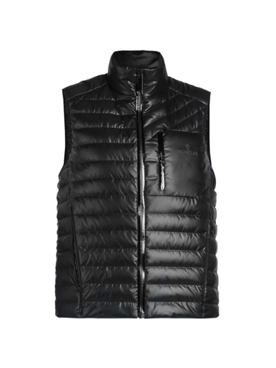Shop Moncler Women's Valras Ripstop Quilted Down Vest In Black