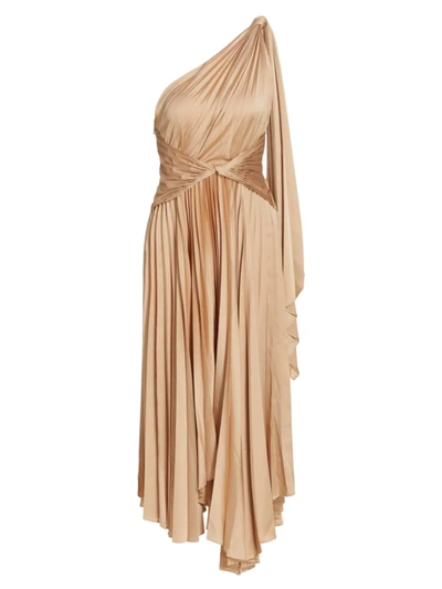 Shop Acler Women's Kalora Satin Dress In Golden