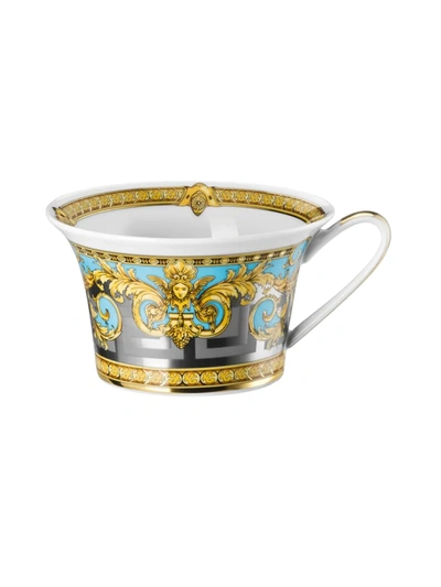 Shop Versace Prestige Gala Le Bleu Tea Cup In Pattern