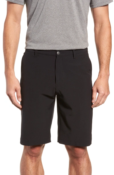 Shop Adidas Golf Ultimate365 Water Resistant Performance Shorts In Black