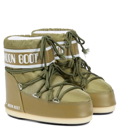 Moon Boot Icon Low Snow Boots In Khaki