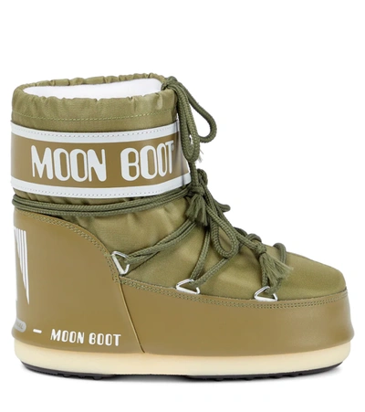 Moon Boot Icon Low Snow Boots In Khaki