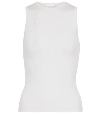 Wardrobe.nyc White Knit Tank Top In White