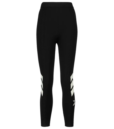 Shop Perfect Moment Cable Underwear Ski Leggings In Black