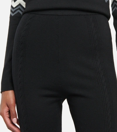 Shop Perfect Moment Cable Underwear Ski Leggings In Black