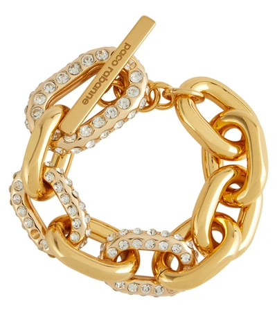 Shop Paco Rabanne Xl Link Chain Bracelet In Gold