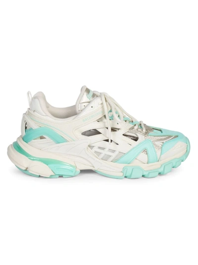 Shop Balenciaga Track Sneakers In Mint