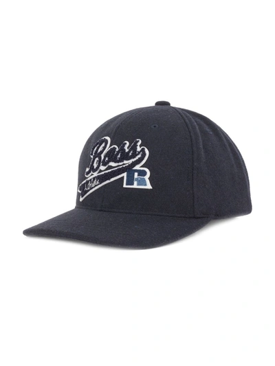 Shop Hugo Boss Men's Boss X Russell Athletic Logo Baseball Cap In Navy