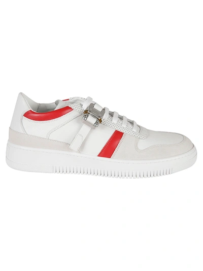 Shop Alyx Buckle Low Sneakers In White